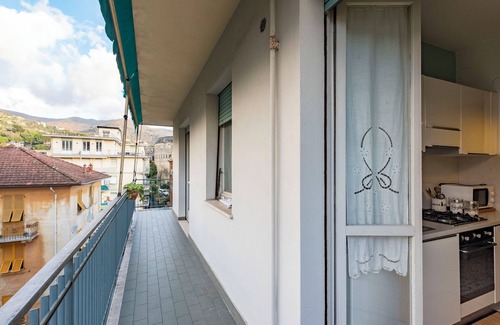 Rapallo Apartment | Stylish flat balcony near Rapallo Castle