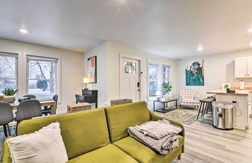 Lansing House | Stylish Retreat w/Yard < 5 Mi to MSU Campus
