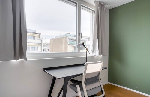 St. Johann Apartment | Stylish St. Johann 2BR w/Parking & W/D, nr River, by Blueground