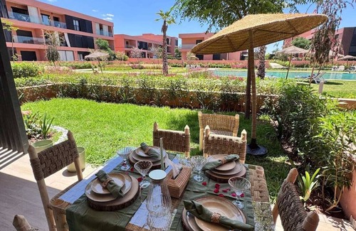Sidi Ben Slimane El Jazouli Apartment | Stylish Stay with Pool & View – Marrakech
