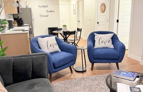 Southwest Calgary House | Stylish suite, family & work friendly, near mountains/parks, free WiFi+parking