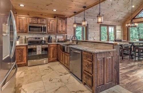 Suches Cabin | Such a View - Mountain Views | Screened In Porch | Game Room