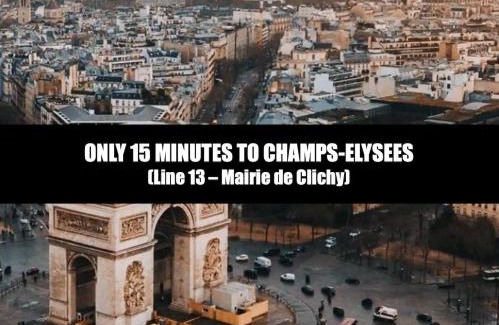 Levallois-Perret Apartment | Suite L'éclipse Paris, logement avec jacuzzi, à 10 minutes des Champs Elysées