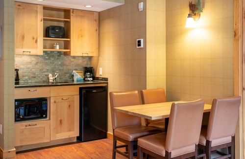Banff Condo | Suite with Mountain View | Grotto Style Hot Pool!