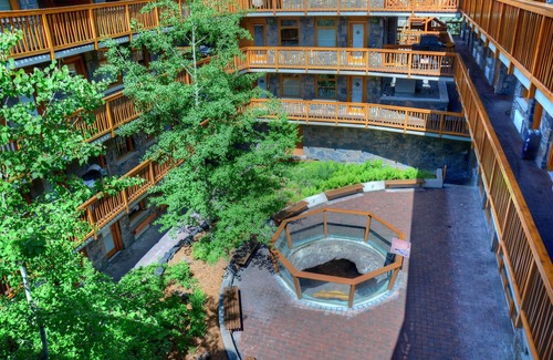 Banff Condo | Suite with Mountain View | Grotto Style Hot Pool!