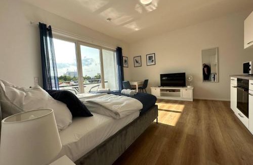 Kostheim Apartment | SUITE4ME - Balkon I Küche I Waschmaschine I Mainz-Kostheim