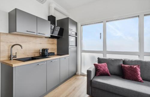 Dietzenbach Apartment | SUITE4ME - Moderne Apartments I Küche I Balkon I Waschmaschine