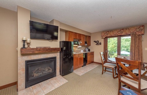 Thayerville Apartment | Suites at Silver Tree A119: Studio Suite with Lake View and Private Balcony!