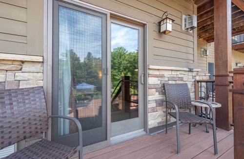 Thayerville Apartment | Suites at Silver Tree A119: Studio Suite with Lake View and Private Balcony!