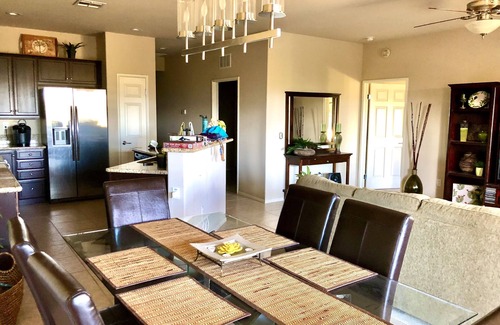 Indio House | Sun City Shadow Hills, 2BR House, Golf, stylish home & yard, South Facing