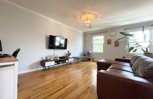 The Heights Condo | Sun-filled JC Apartment. 2 br apt + private parking. Close to NYC transit