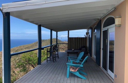 Johnson Bay Villa | Sun, Moon & Stars Villa - Huge Views, Hot Tub, Solar Heated Pool & Tesla Battery