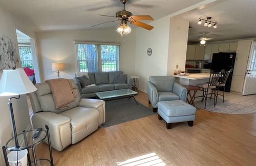The Villages House | Sunny open-layout retreat with modern flair and pet-friendly charm