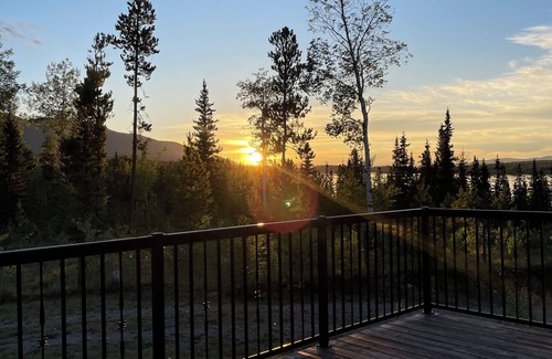 Clinton Cabin | Sunset Ridge on Big Bar Lake. Private, pet friendly 10 acre lakefront getaway!