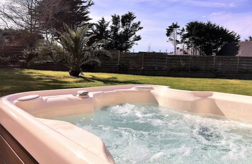 Plouguerneau House | Super architect-designed villa with 4-star indoor swimming pool, Jacuzzi, Hammam