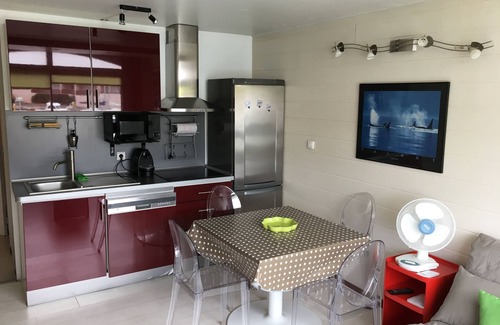 Saint-Cyprien Plage Apartment | Superb Studio F1bis Pool Marina View
