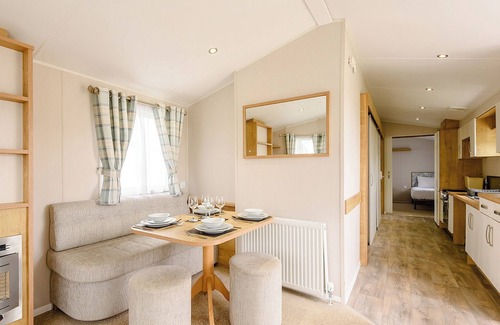Mablethorpe House | Superior 12ft-wide caravan with two twin with four singles.