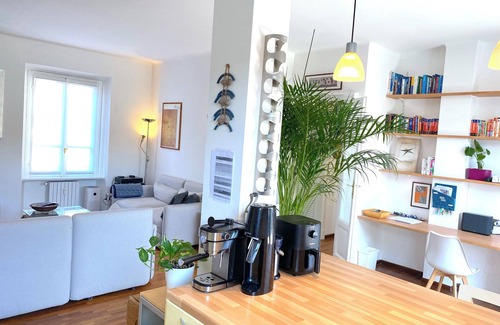 Milan Apartment | Superior attic with terrace