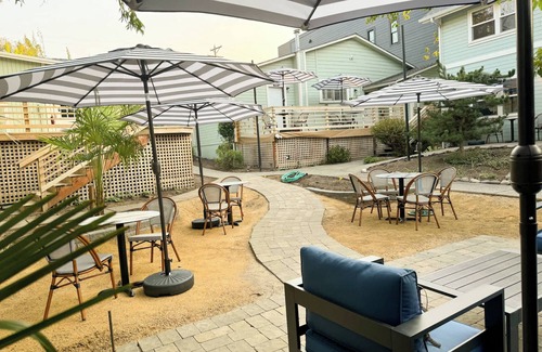 Historic Railroad District House | Swank Boutique Suites | Double Shower