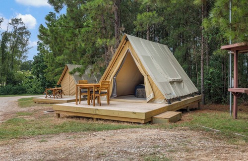 Onalaska RV Rental | Swims and Sunsets, Glamiping at Lake Livingston