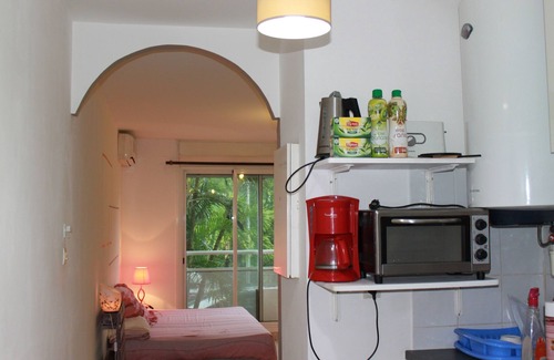 Boucan Canot Apartment | T1 pretty, air conditioned, quiet with parking space 200m from Boucan Plage.