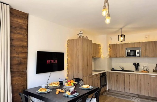 Les Claux Apartment | T2, FOOT OF SLOPE, STATION CENTER-Everything included