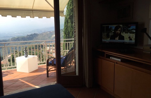 Taormina Apartment | TAORMINA BLUE SKYLINE - SEA - ETNA - STARS -