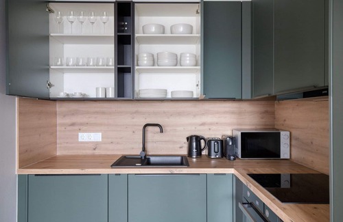 Wieden Apartment | Tasteful Favoriten 1BR w/Sauna, Balcony & Co-Working, by Blueground