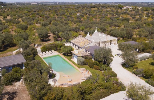 Polignano a Mare House | TD Trulli di Montaltino with Stunning Huge Pool