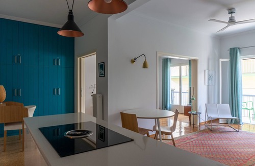 Filopappou Apartment | Teal Blue 1BR under the Acropolis by JJ Hospitality-