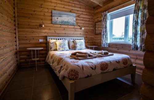 Selby House | Teal Lodge - Nordic Log Cabin with private hot tub