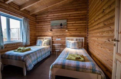 Selby House | Teal Lodge - Nordic Log Cabin with private hot tub