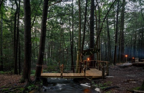 Glen Spey RV Rental | Tentrr Signature Site - Waterfall Paradise, Walking Distance to River