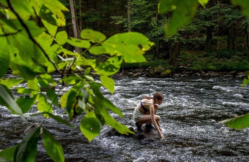 Glen Spey RV Rental | Tentrr Signature Site - Waterfall Paradise, Walking Distance to River
