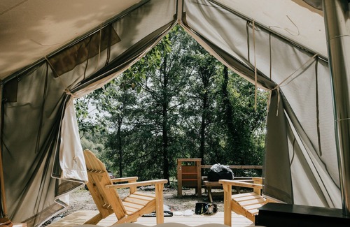 Red Hook RV Rental | Tentrr Signature Site - Vista Valley wooded pond Sites 2