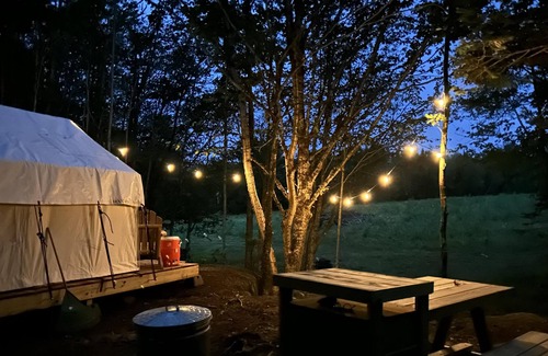 Searsport RV Rental | Tentrr Signature Site - The Ledge at Teakettle Spring Farm