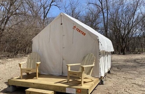 Cass County RV Rental | Tentrr State Park Site - Nebraska Louisville SRA – Riverview B – Single Camp