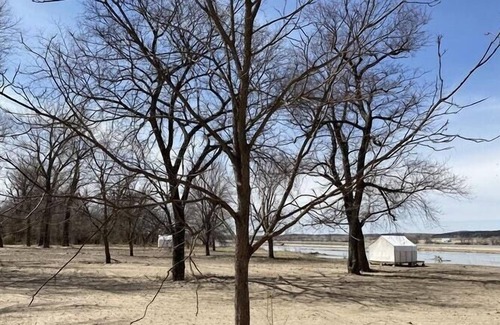 Cass County RV Rental | Tentrr State Park Site - Nebraska Louisville SRA – Riverview B – Single Camp