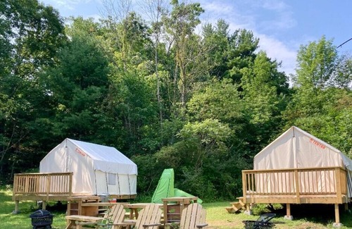 Ancram RV Rental | Tentrr State Park Site - Lake Taghkanic Secluded Lakeside Double - Site D