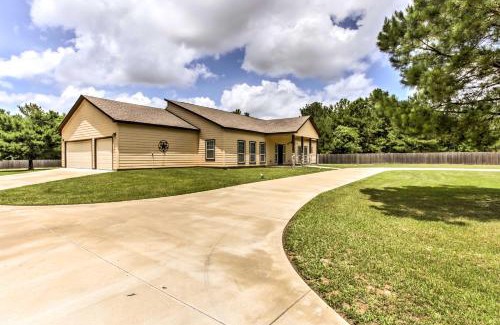 Marshall House | Texas Vacation Rental with Fireplace, Near Lakes