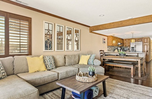 The Village Condo | The Adler's Nest | Lakefront w/Pool, Spa, and Summer Dock!