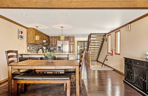 The Village Condo | The Adler's Nest | Lakefront w/Pool, Spa, and Summer Dock!