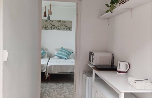 Palafrugell House | THE ANEX, room with small garden and terrace, very quiet and sunny area.