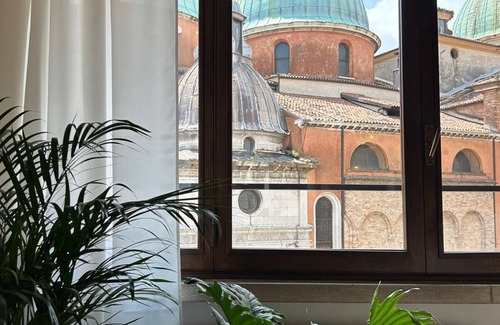 Treviso Apartment | The apartment offers a beautiful view of the city's cathedral domes.