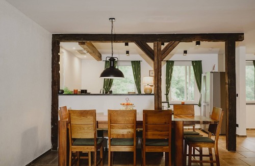 Bescheid Apartment | The bakehouse, mill estate with private natural bathing lake