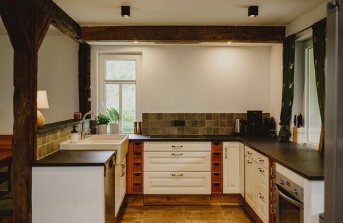 Bescheid Apartment | The bakehouse, mill estate with private natural bathing lake
