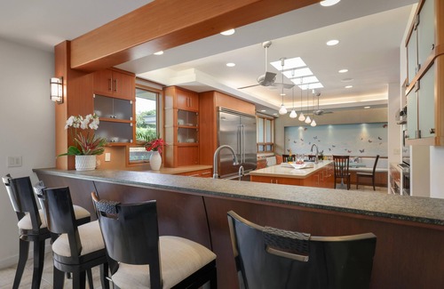 Kamuela House | The Bluffs 22: Opulent Oceanview Luxe Estate w/Pool/Spa, AC & Views