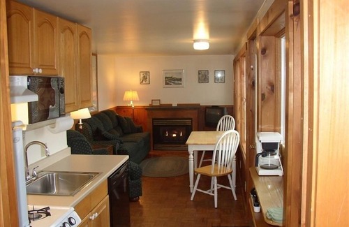 Bass Harbor Cottage | The Carriage House. Waterfront Bass Harbor. Balcony. Dining Deck. Sauna.