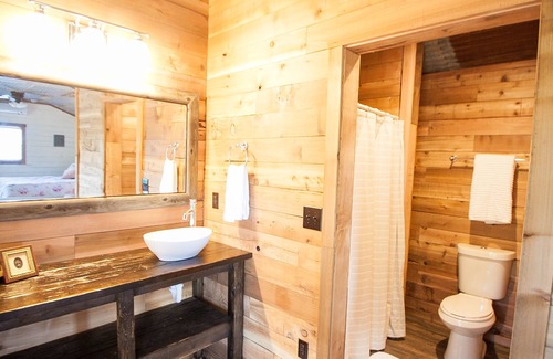 Driftwood Cabin | The Drip Inn - Cabins at Onion Creek