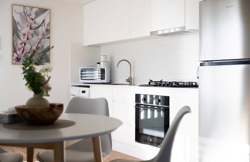 Orange Apartment | The Elm Apartments | The Pink Room
